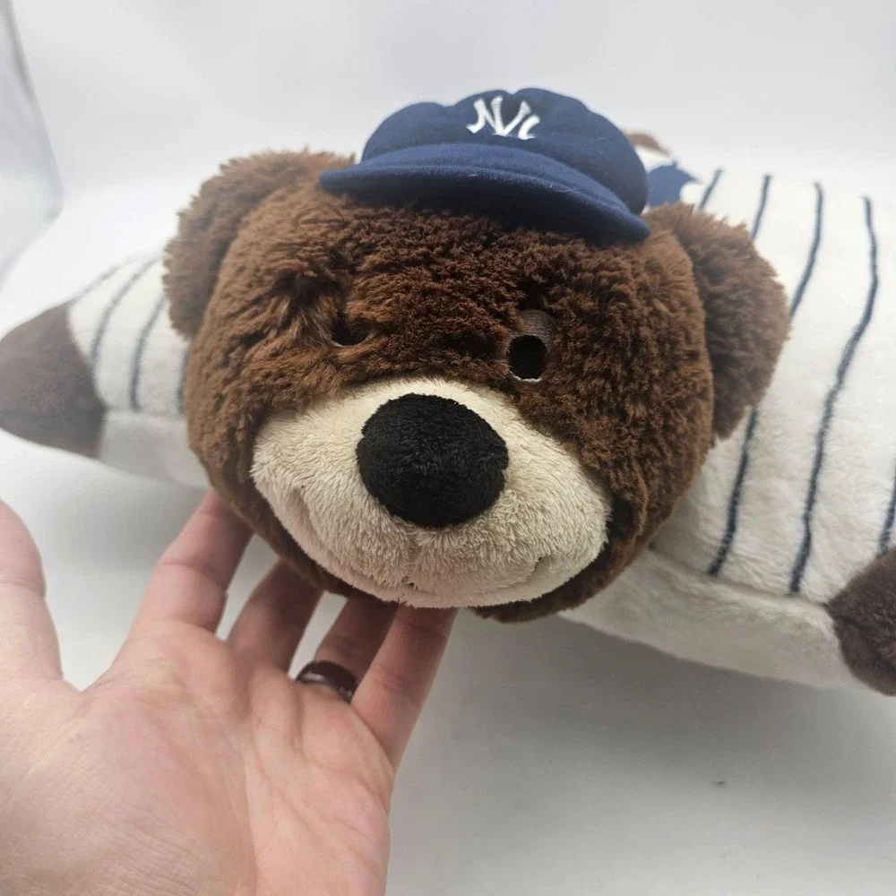 New York Yankees Pillow Pets Bear Plush MLB Baseball Folding Pillow 18